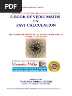Download E-book of Vedic Maths on Fast Calculation by virendermehta1 SN176494124 doc pdf