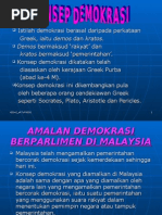 Konsep Demokrasi Di Malaysia