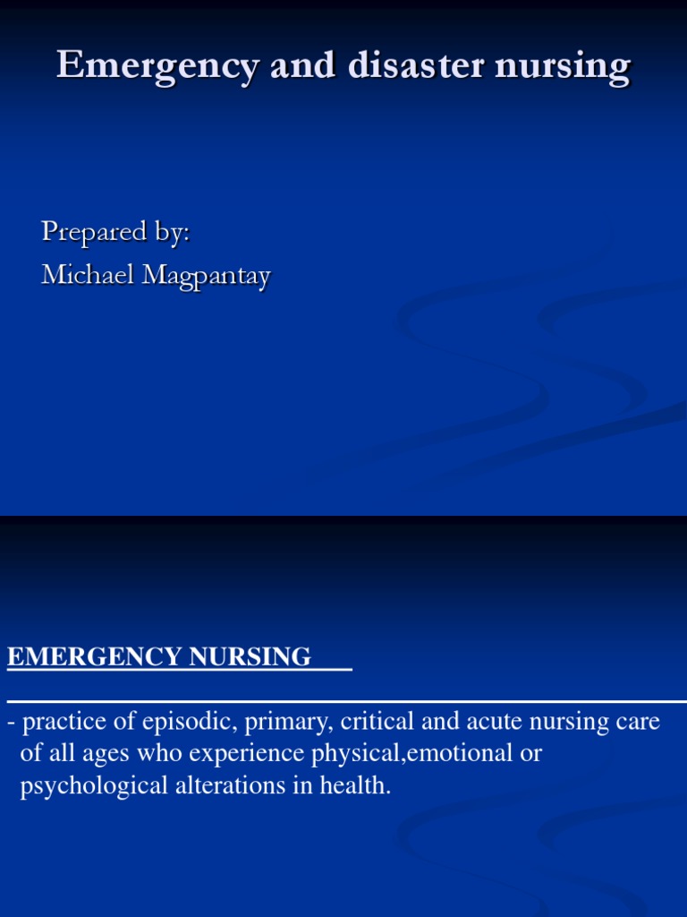 Emergency Nursing Practices Overview | PDF | Hypothermia | Emergency ...