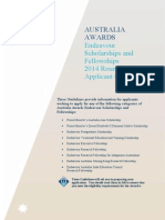 2014 Round Applicant Guidelines - Australia Awards