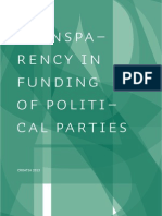 Matakovic - Transparency in Funding of Political Parties Croatia 2013