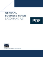 General Business Terms: Saxo Bank A/S