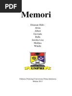 Download Makalah Memori Psikologi Umum by Andi Halim SN176503796 doc pdf