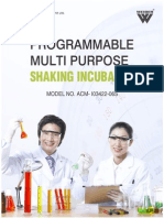Programmable Multi Purpose Shaking Incubator