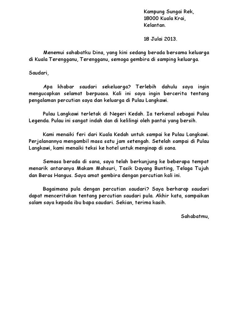 Surat Kiriman Tak Rasmi