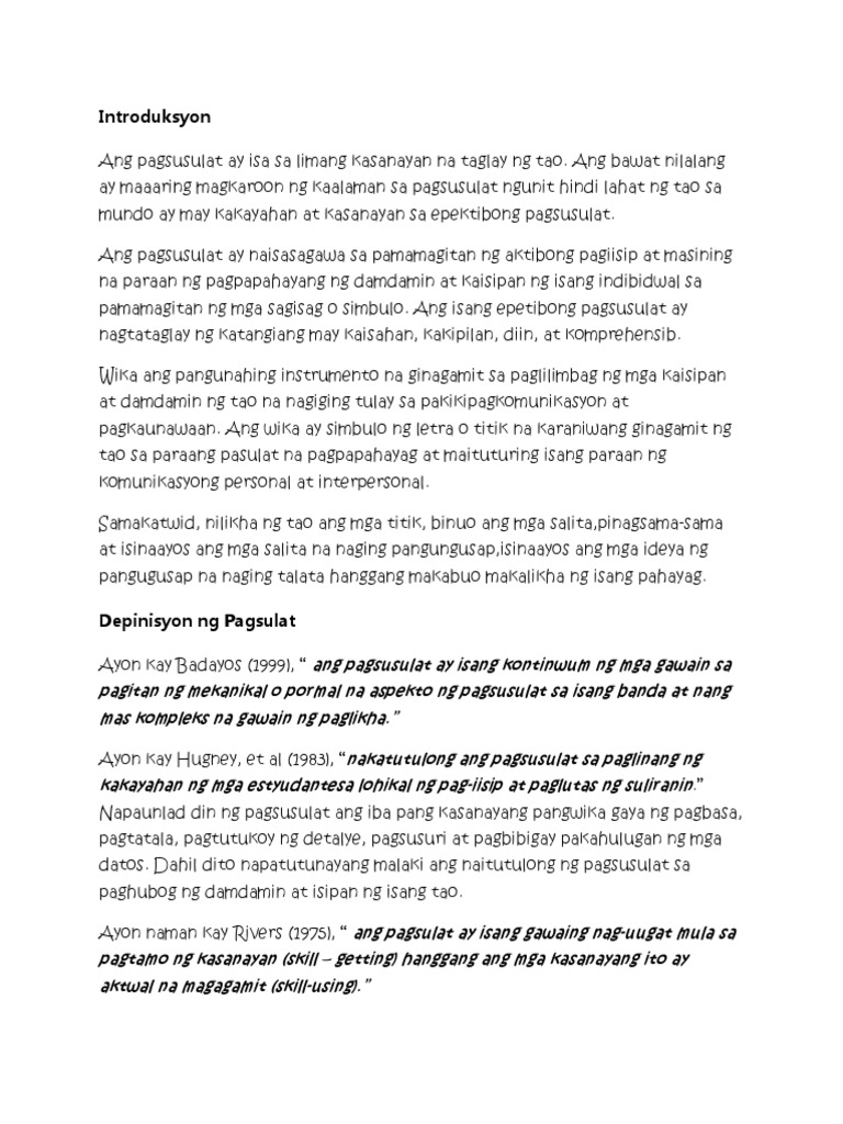 Proseso sa paggawa ng pictorial essay image