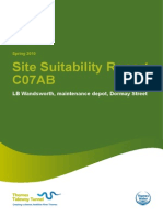 Site Suitability Report C07AB: LB Wandsworth, Maintenance Depot, Dormay Street