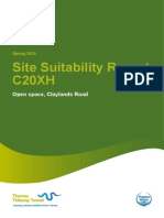 Site Suitability Report C20XH: Open Space, Claylands Road