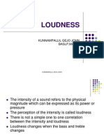 Loudness discribed