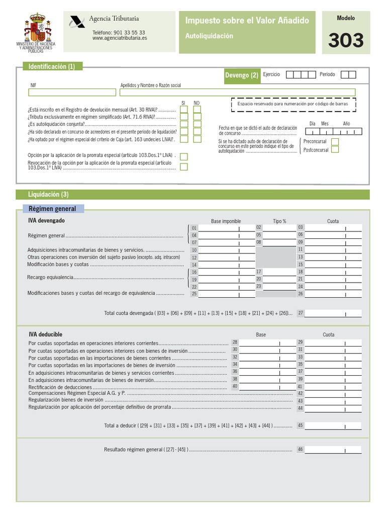 Nuevo Modelo 303 Devengo Liquidación Free 30day Trial Scribd