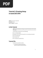 AutoCAD 2010 Drawing Setup