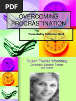 Overcoming Procrastination: Presented by Katherine Ward