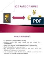 Exchange Rate of Rupee