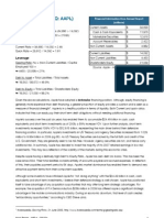 Financing Structure of AAPL, RIMM & CSR