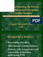 Factors Influencing The Extent of The Inflammatory Response To Cardiac Surgery