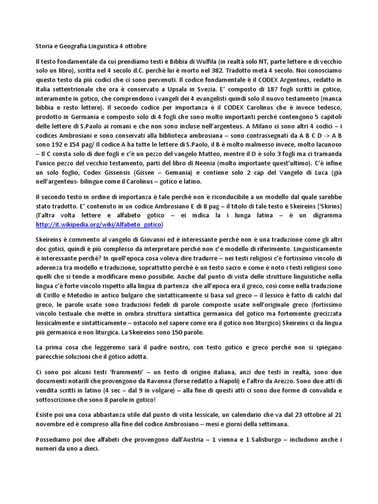 Introduzione Al Gotico Atta Unsar