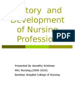 History of Development of Nursing Profession in India