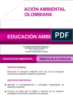 LEGISLACIÓN EN MATERIA DE EDUCACIÓN AMBIENTAL -COLOMBIA-