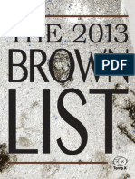 The Brown List - 2013