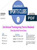 Thanksgiving Adult Camp 2013 Poster