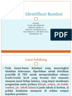 Identifikasi Rambut Sebagai Bukti Kriminal