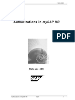 Authorizations in mySAP HR 46C PDF