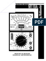 M110A Multimetter Manual