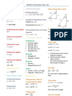 Formulas