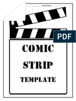 Comic Book Report Template