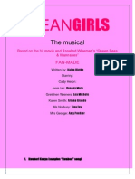 Mean Girls: The Musical Script (FAN-MADE)