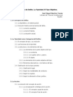 Tema 2 Concepto de Delito. Tipicidad. El Tipo Objetivo