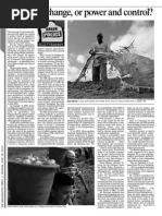 Environmental Justice: Hope and Change, or Power and Control?