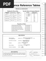 Earth Science Reference Tables