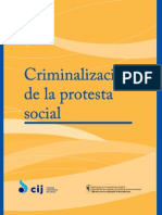 Informe Criminalización de La Prostesta Social Reimpresión