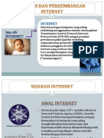 Sejarah Dan Perkembangan Internet Power Point 1
