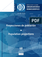 Observatorio Demografico 2012 Cepal