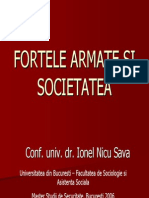Fortele Armate Si Societatea 2006 - Rezumat Curs i n. Sava
