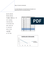 Determine y Grafique La Función de Demanda Finalizado