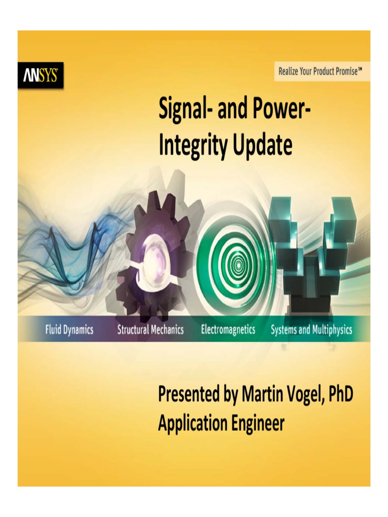 ANSYS Signal Power-Integrity Update | PDF | Computer Aided Design ...