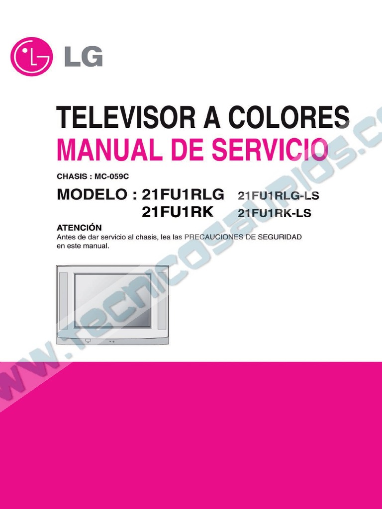 Chassis MC-059C Version 3.2 Manual de Servicio | PDF | Rayo X ...