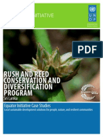 Case Studies UNDP: RUSH AND REED CONSERVATION AND DIVERSIFICATION PROGRAM, Sri Lanka