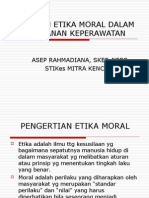 Masalah Etika Moral Dalam Pelayanan Keperawatan