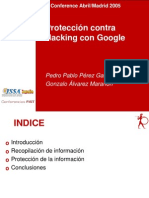 Protec C I On Contra Hacking Con Google