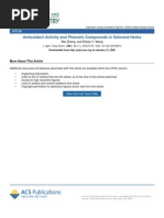 Download Antioxidant activities in Selected Herb by teosohhoon SN17670602 doc pdf