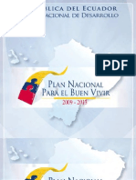 Plan Nacional Para El Buen Vivir 2009-2013