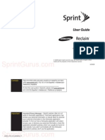 SprintGurus - Samsung M560 User Guide