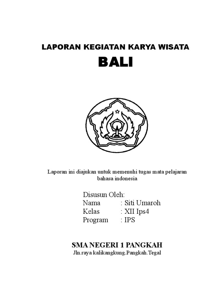 Contoh Halaman Judul Makalah - Aneka Macam Contoh