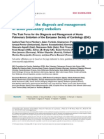 Guidelines2008 ESC Acute Pulmonary Embolism Full