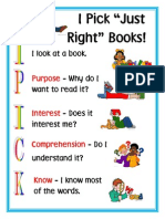 I Pick "Just Right" Books!