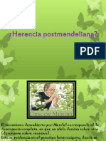Herencia Postmendeliana